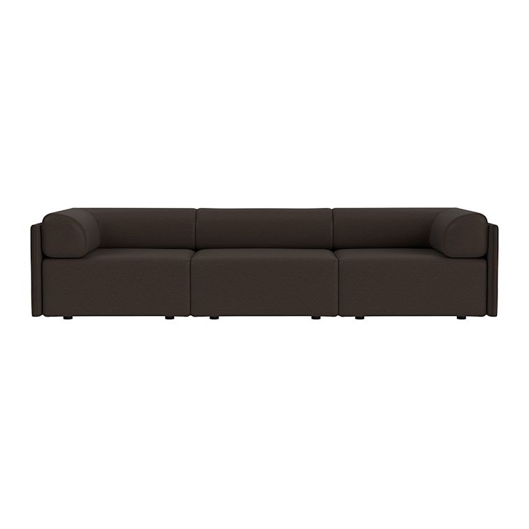 Palo Block 3-seater Sofa Low Back with Armrests, Amdal 280, Art. no. 95101 (image 2)