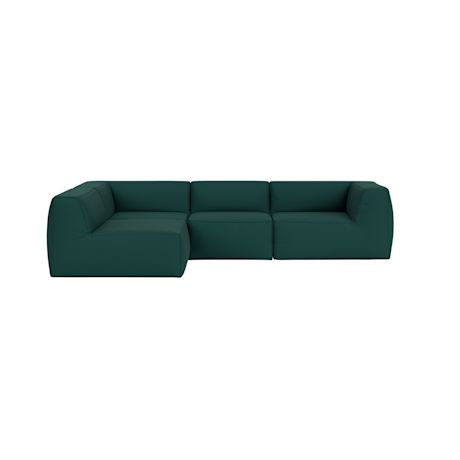 Great 3-seater Sofa Narrow Corner Left, Autumn 0971