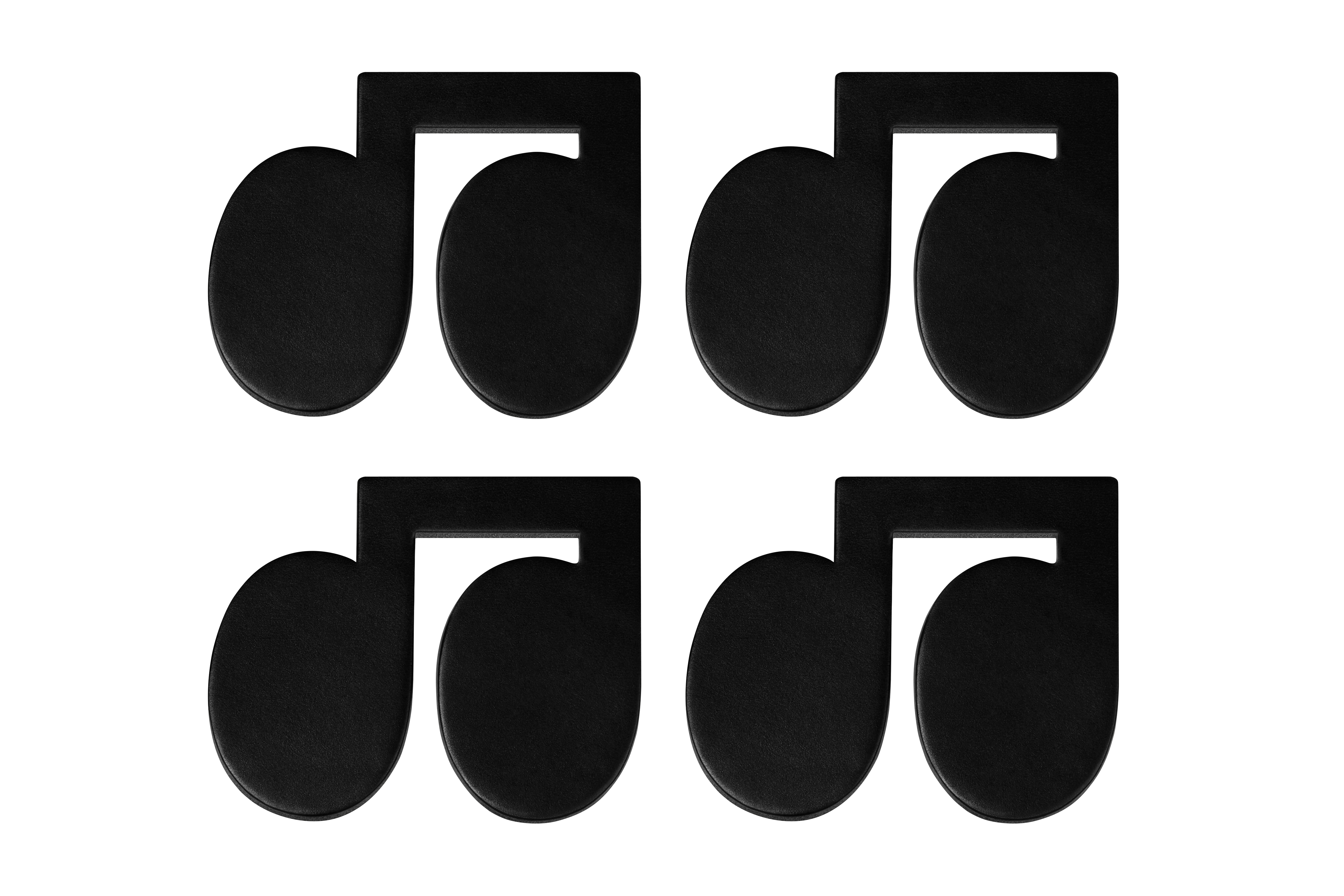 Disco Coasters (Set of 4), Black, Art. no. 31064 (image 4)