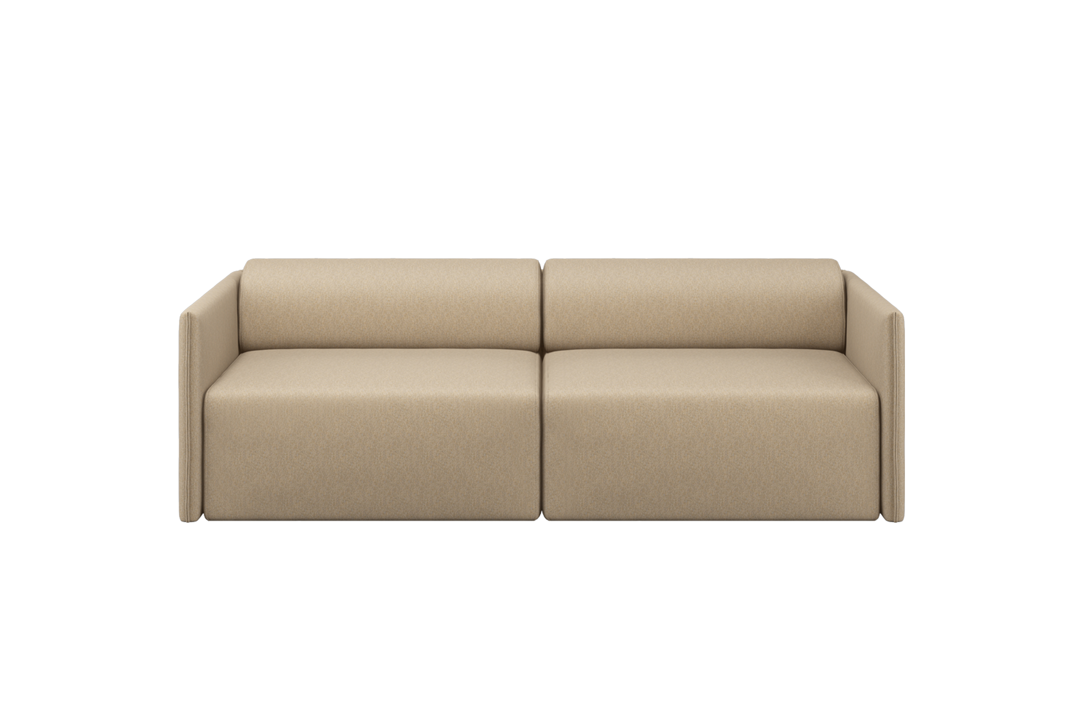Palo Block 2-seater Sofa Low Back, Beige (UK), Art. no. 20741 (image 1)