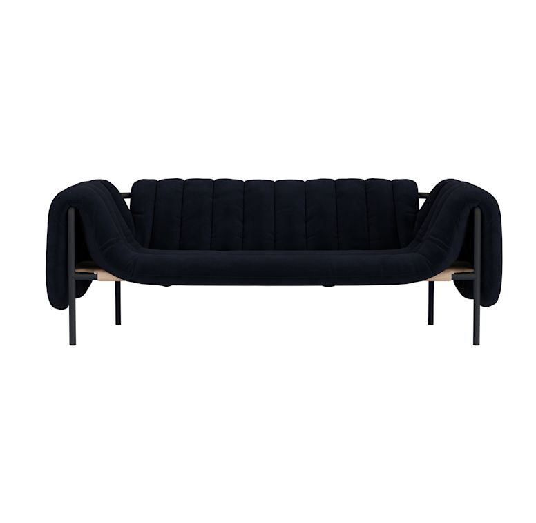 Puffy 2.5-seater Sofa, Velluto Coex VL30 / Black Grey (UK), Art. no. 31866 (image 2)
