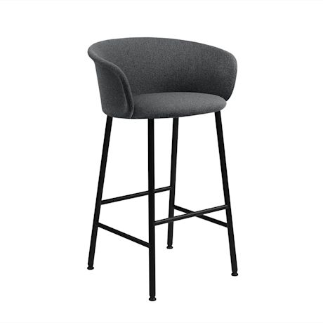 Kendo Bar Chair, Graphite