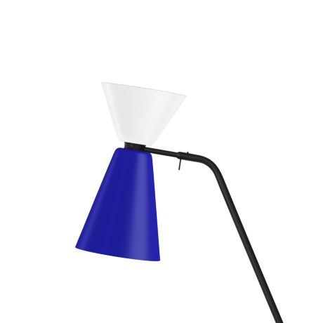 Alphabeta Floor Lamp, White / Blue