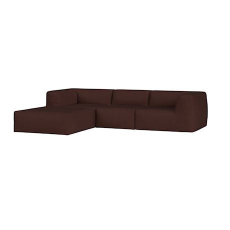 Great 3-seater Sofa Narrow Chaise Left, Cifrado 0381