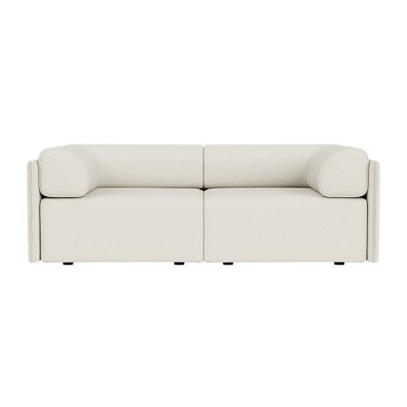 Palo Block 2-seater Sofa Low Back with Armrests, Amdal 110