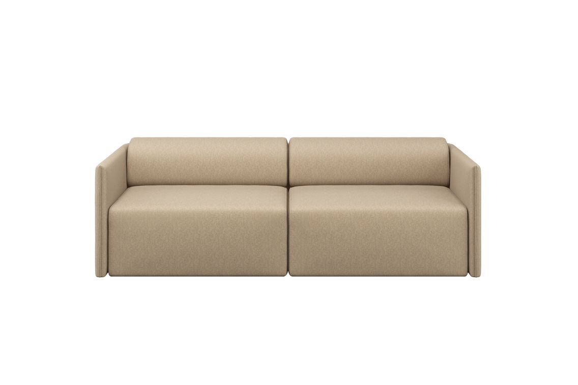 Palo Block 2-seater Sofa Low Back, Beige, Art. no. 31394 (image 1)