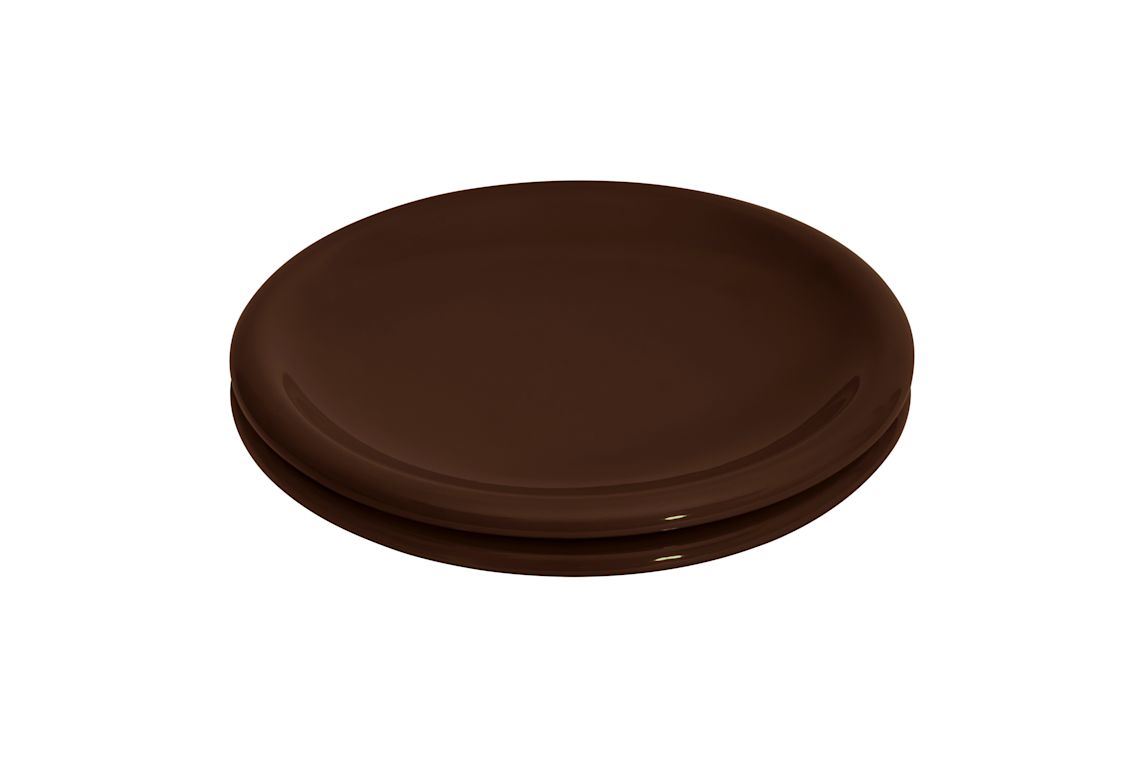 Bronto Plate (Set of 2), Brown, Art. no. 31540 (image 2)