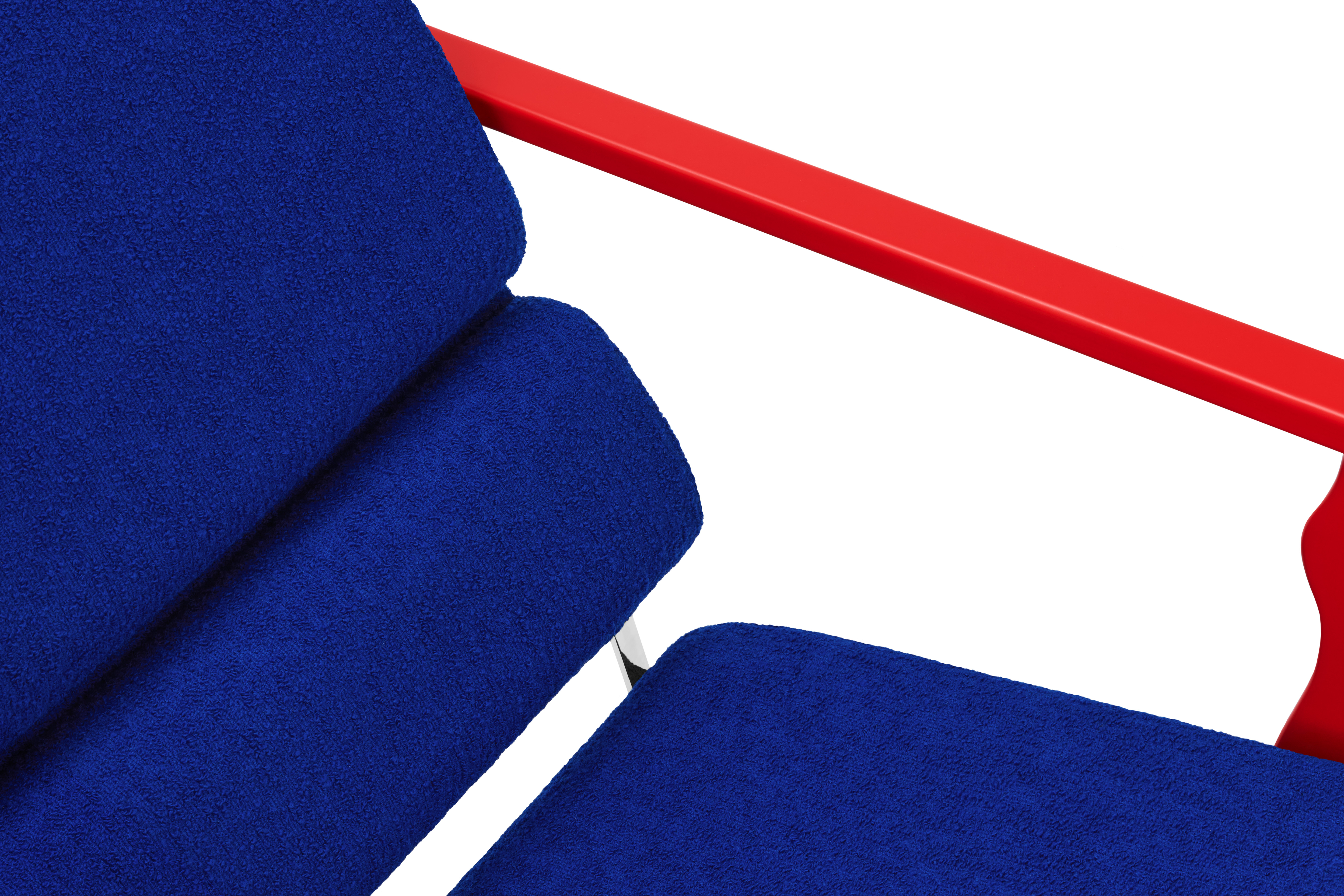 Experiment Lounge Chair, 503 / Red / Ultramarine, Art. no. 30952 (image 5)