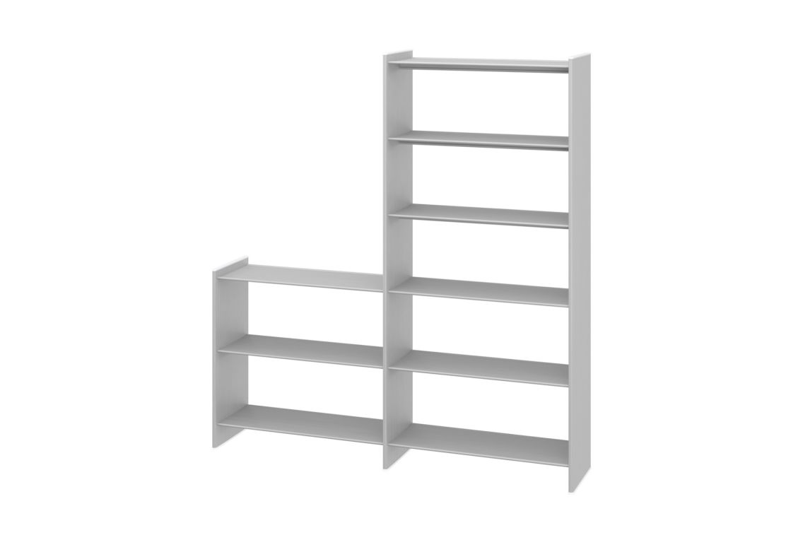 T Shelf L100 / H100, Aluminum, Art. no. 20416 (image 1)