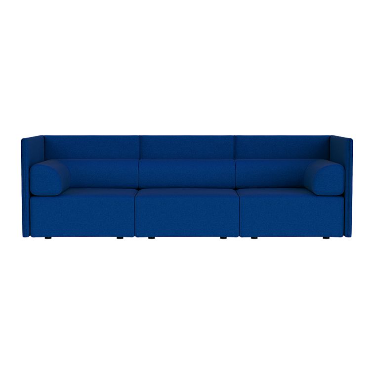 Palo Block 3-seater Sofa Medium Back with Armrests, Sera Cobalt (UK), Art. no. 95040 (image 2)