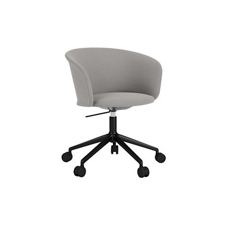 Kendo Swivel Chair 5-star Castors, Cura 60112/Black (UK)