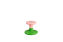 Pesa Candle Holder Low, Pink / Green, Art. no. 31023 (image 1)