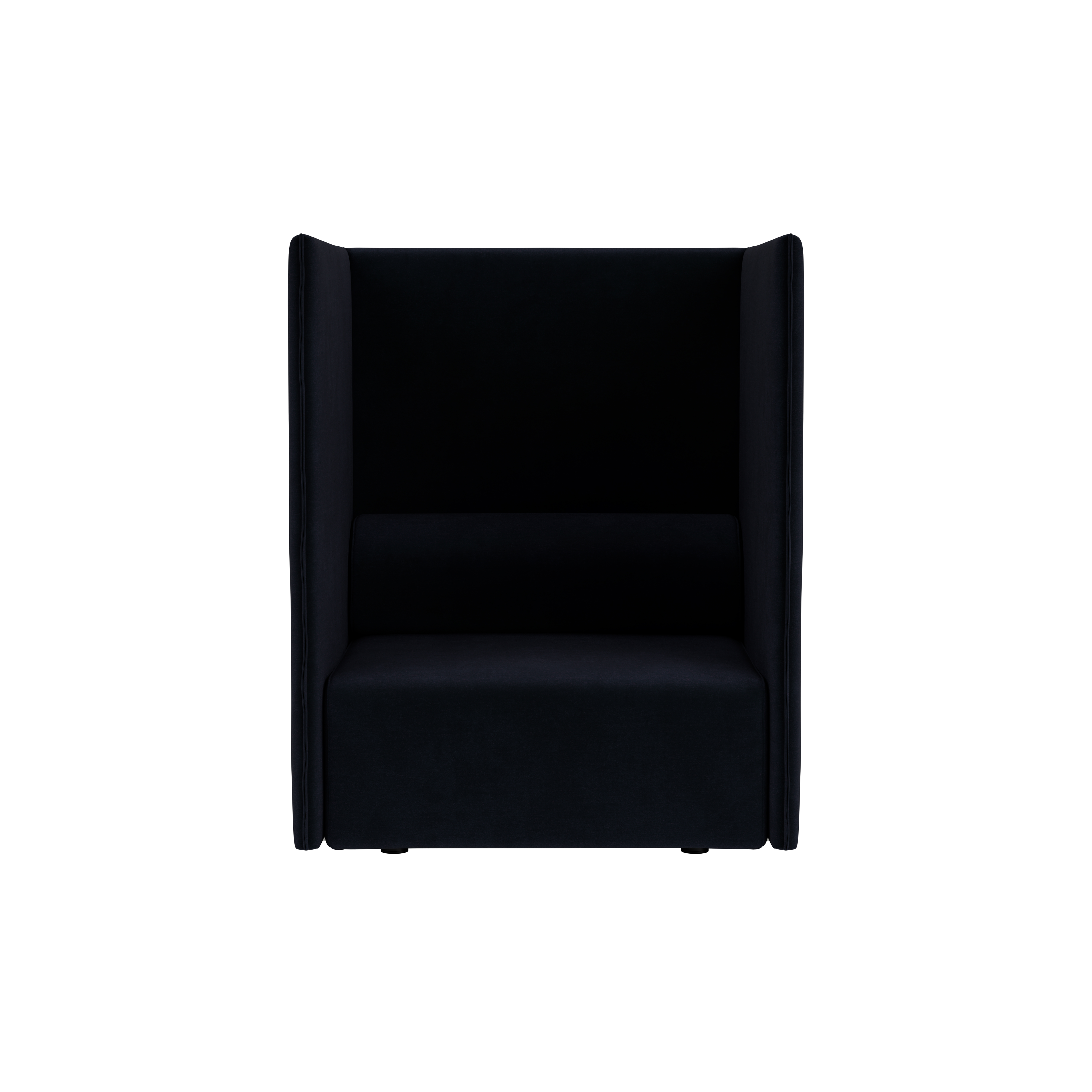 Palo Block Single-seater High Back, Velluto Coex VL30