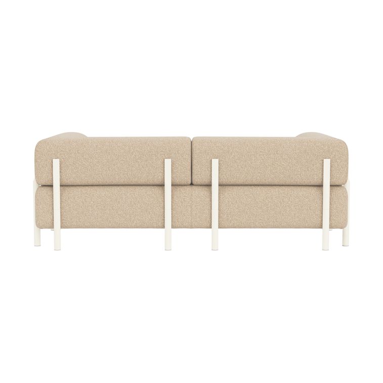 Palo 2-seater Sofa with Armrests, Storr 1501/White, Art. no. 90473 (image 4)