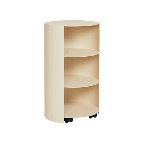 Hide Pedestal, Light Ivory