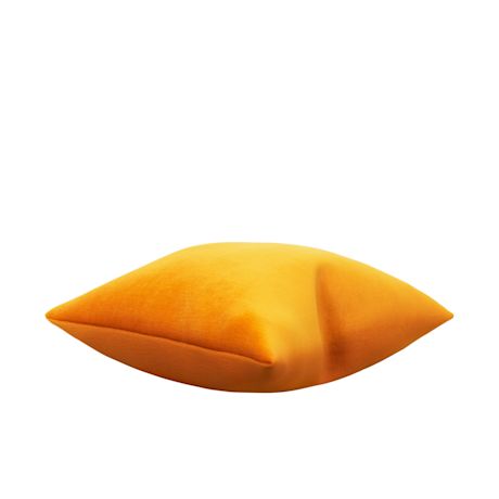 Velvet Cushion Medium, Ochre