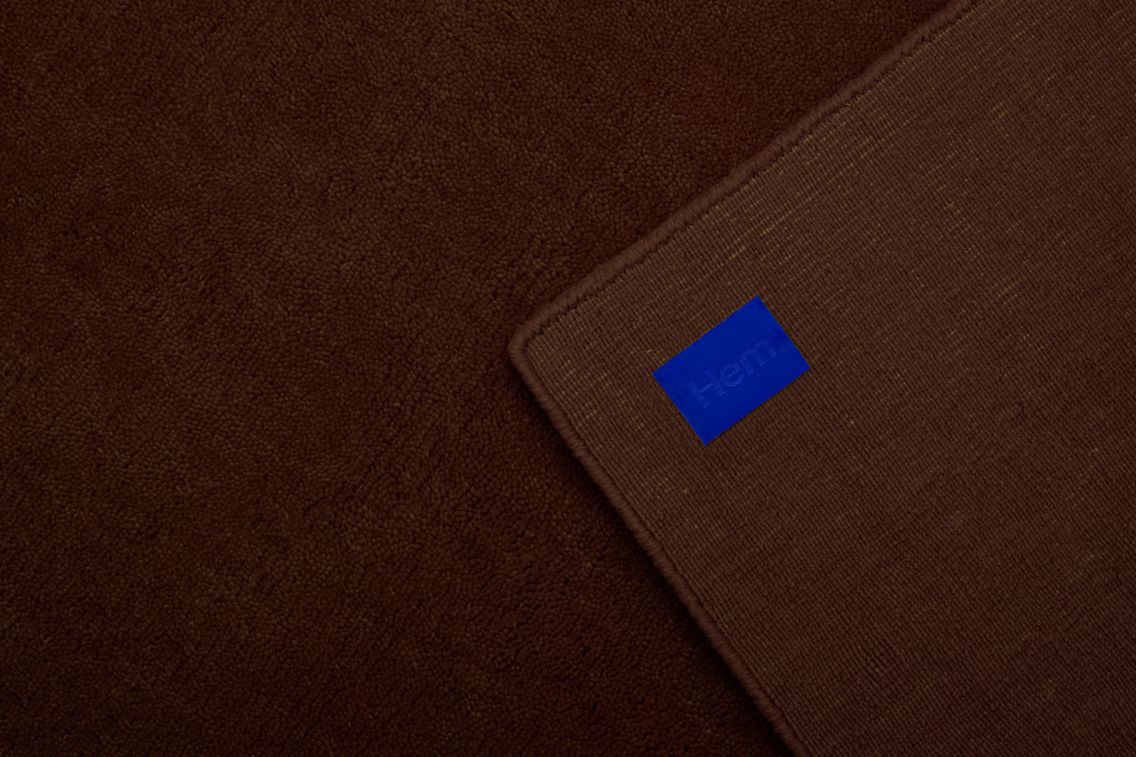 Solid Rug Large, Rust Red, Art. no. 31369 (image 3)