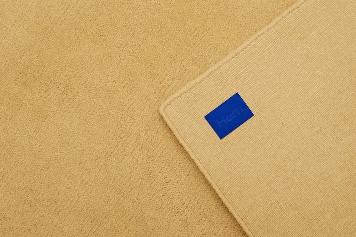 Solid Rug Large, Butter, Art. no. 31368 (image 3)