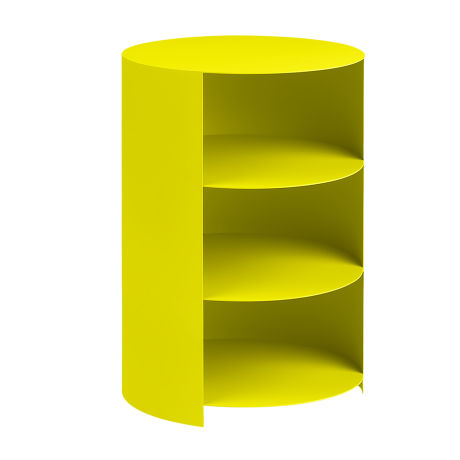 Hide Pedestal, Sulfur Yellow