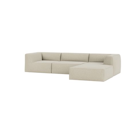 Great 3-seater Sofa Chaise Right, Safire 0014