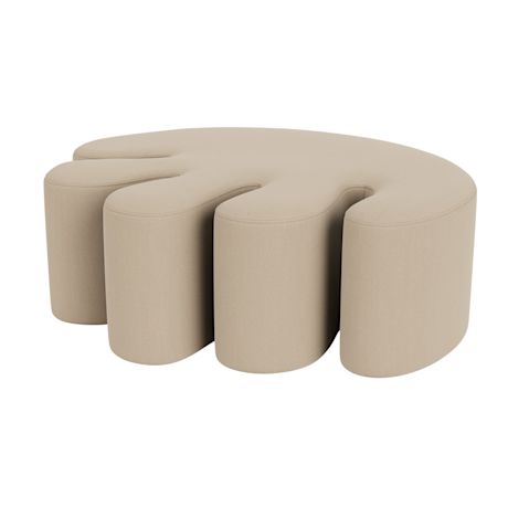 Palma Pouf Large, Steelcut 3 0240