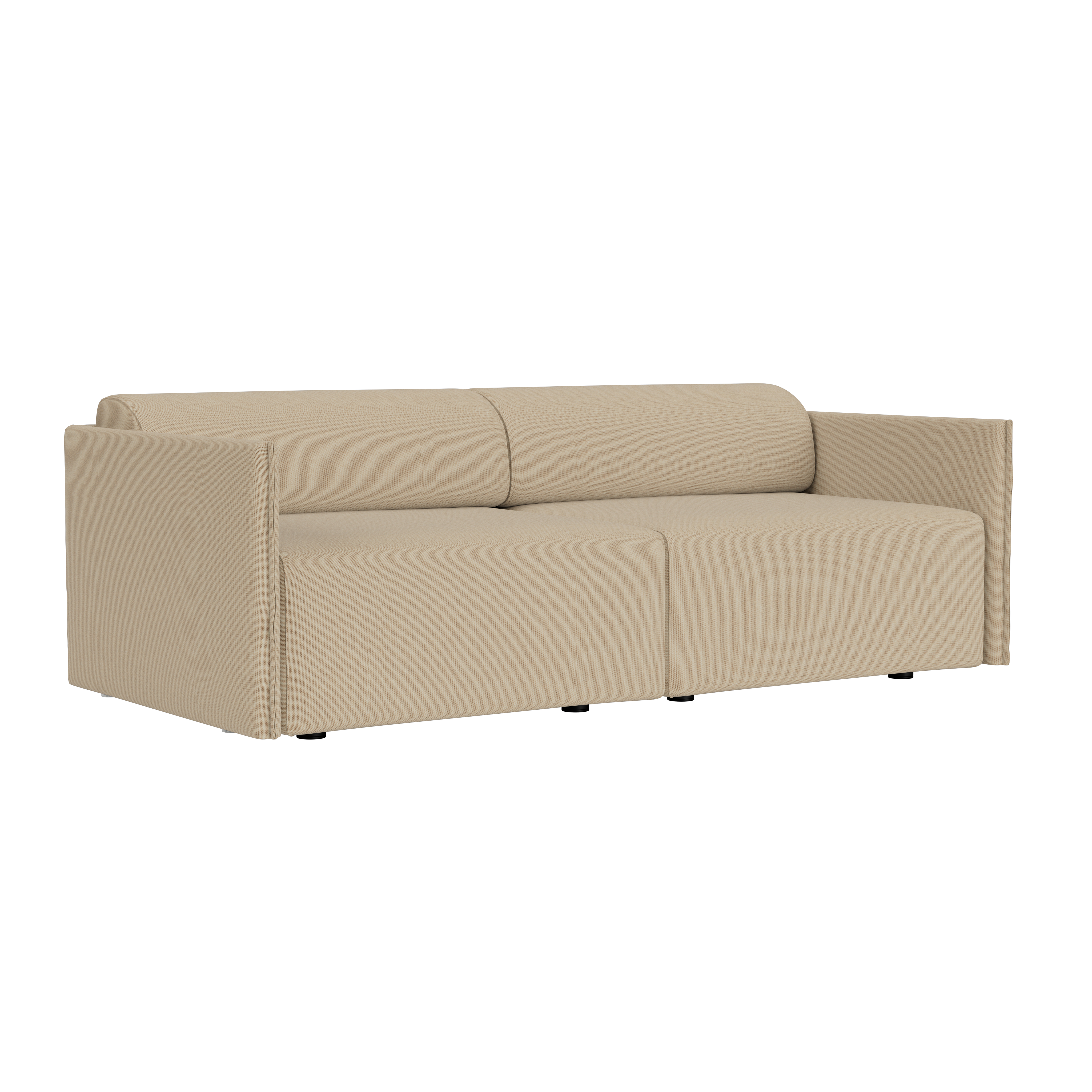 Palo Block 2-seater Sofa Low Back, Autumn 221