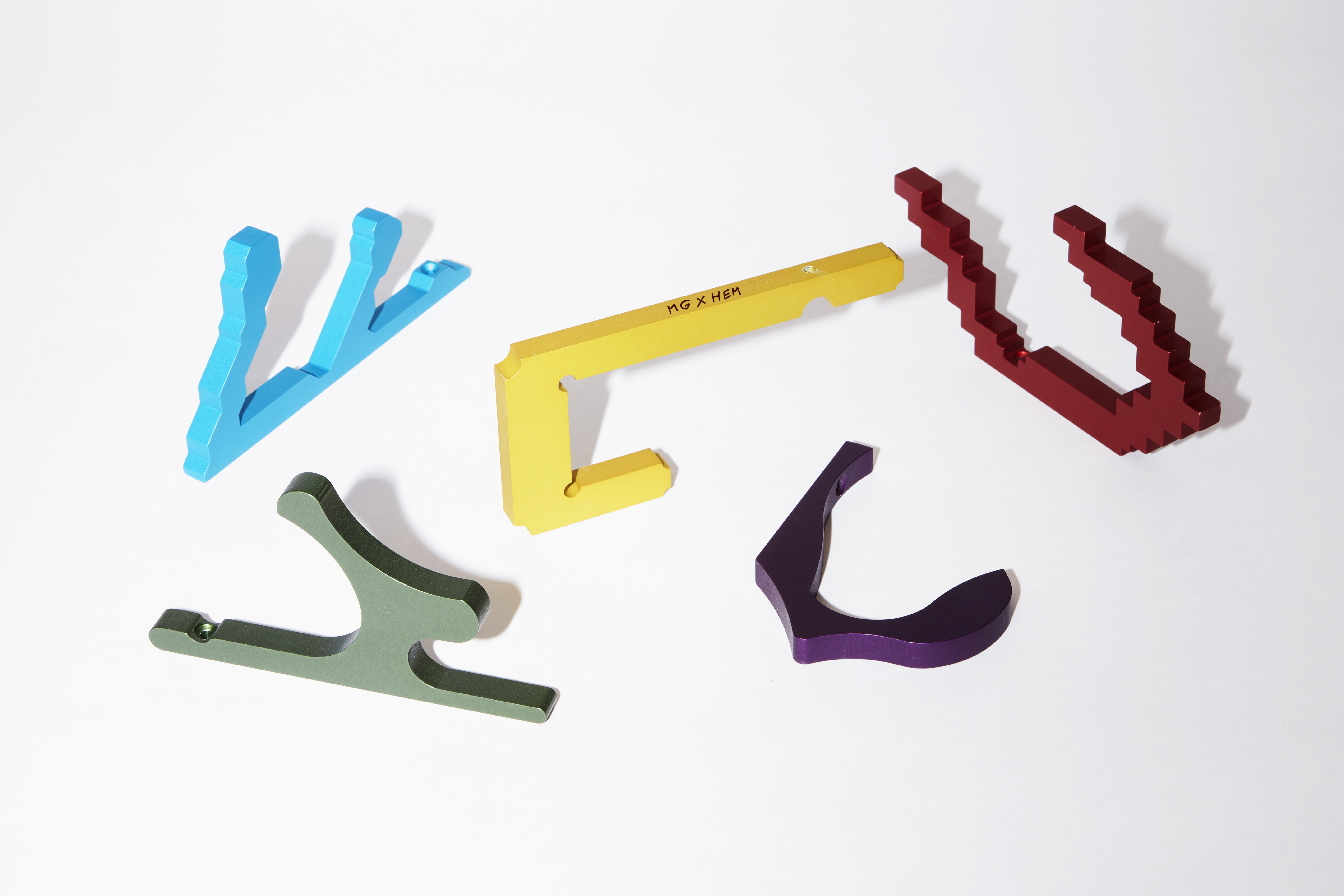 Hooked Set of 5 Hooks, Multi, Art. no. 70025 (image 4)