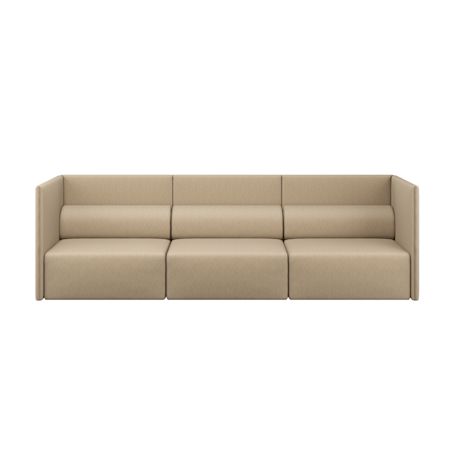 Palo Block 3-seater Sofa Medium Back, Beige