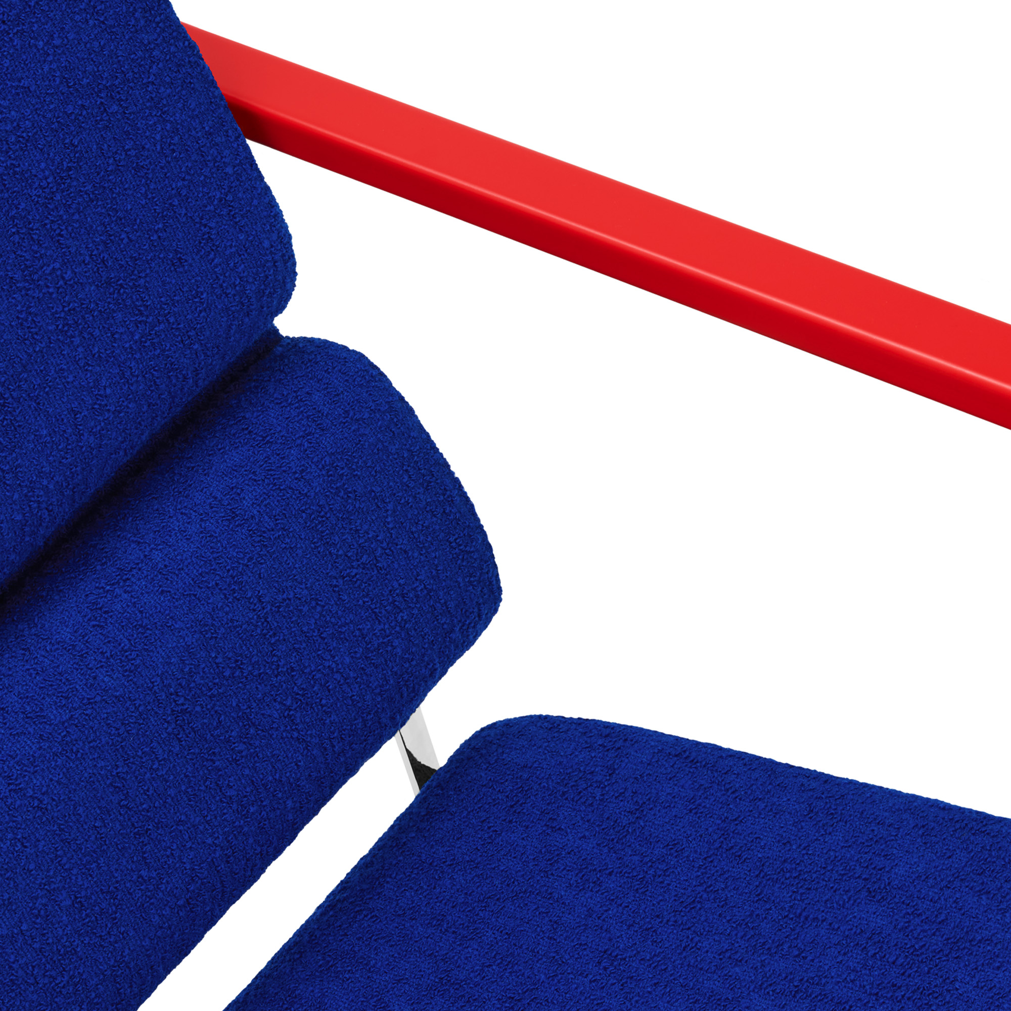 Experiment Lounge Chair, 503 / Red / Ultramarine