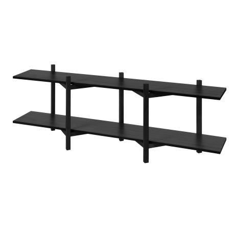 Zig Zag Shelf Media, Black