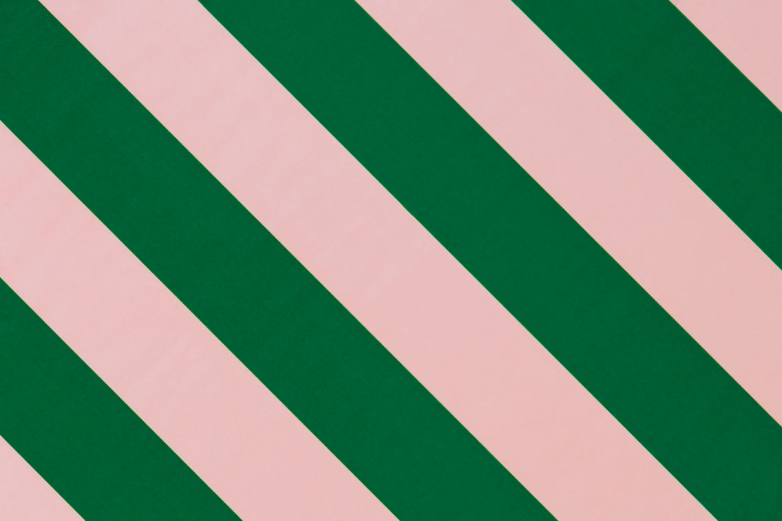 Large Watercolor Stripe in Pink