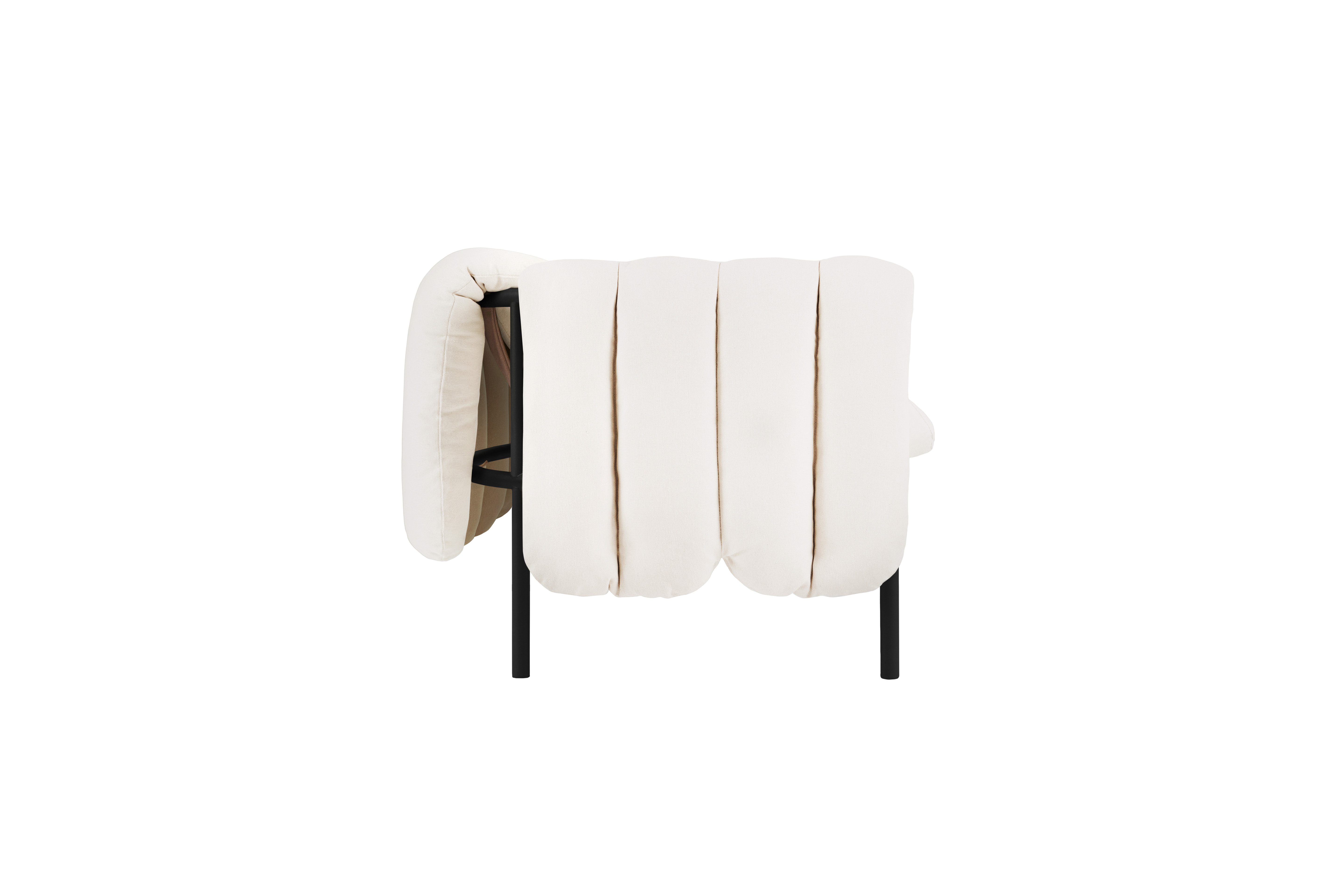 Puffy 2.5-seater Sofa, Natural / Black Grey (UK), Art. no. 20730 (image 3)