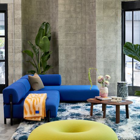 Palo Corner Sofa Right, Cobalt