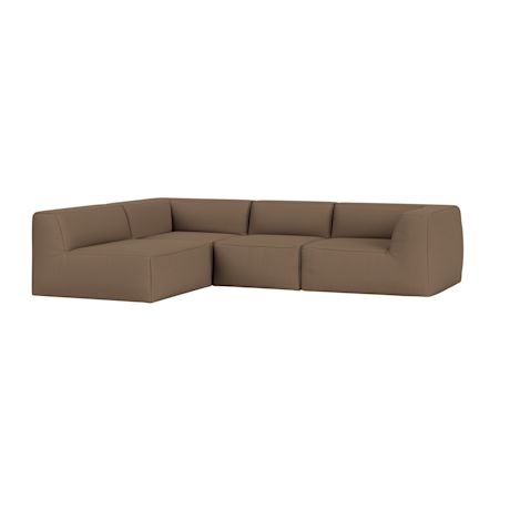 Great 3-seater Sofa Narrow Corner Left, Autumn 0361