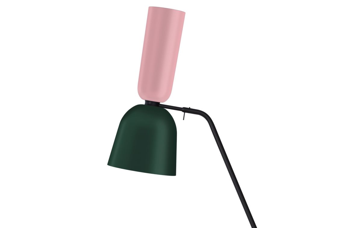 Alphabeta Floor Lamp, Light Pink / Black Green, Art. no. 20443 (image 2)