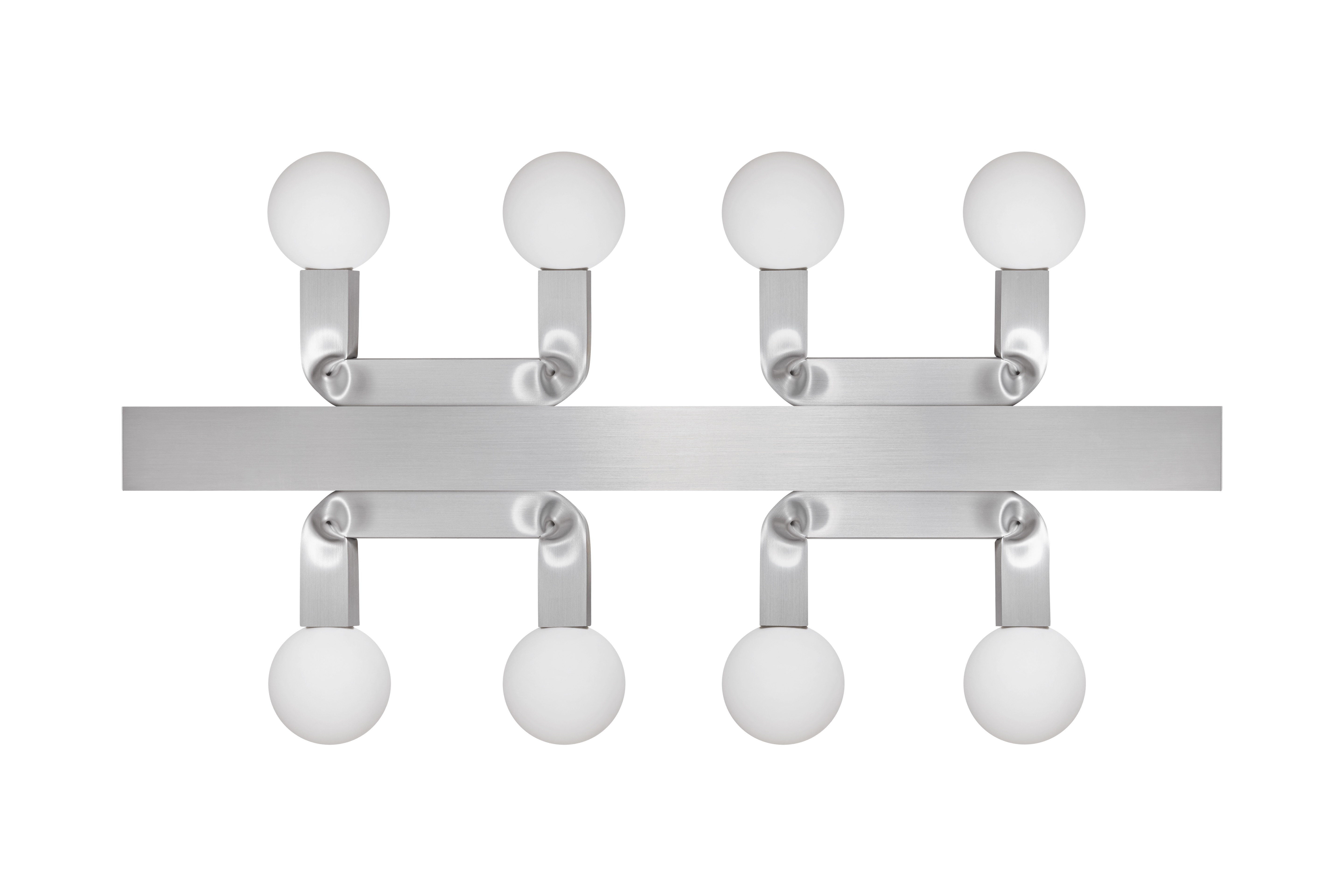 Knuckle Linear Chandelier, Brushed Aluminum, Art. no. 20463 (image 4)