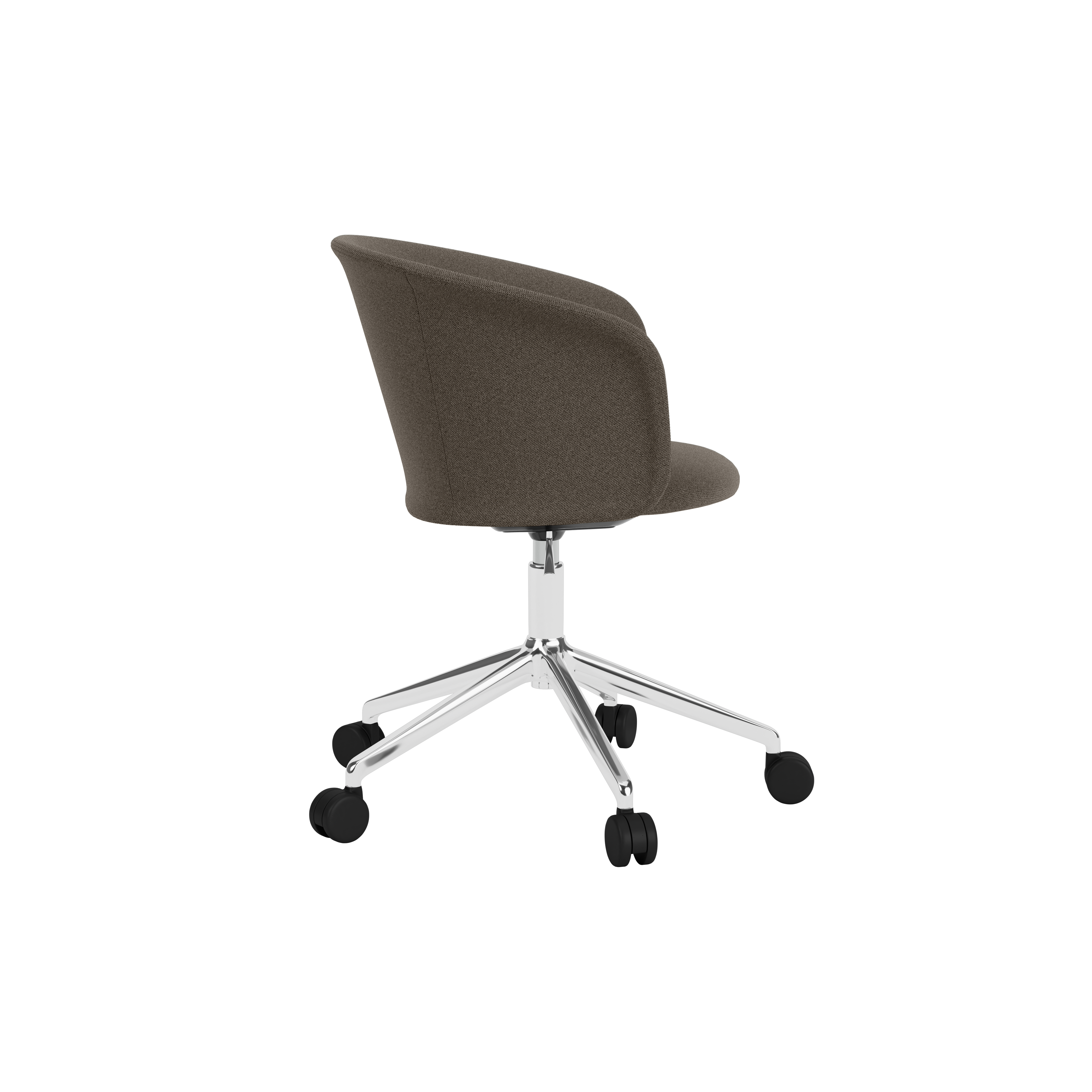 Kendo Swivel Chair 5-star Castors, Cura 61169/Polished, Art. no. 31975 (image 4)