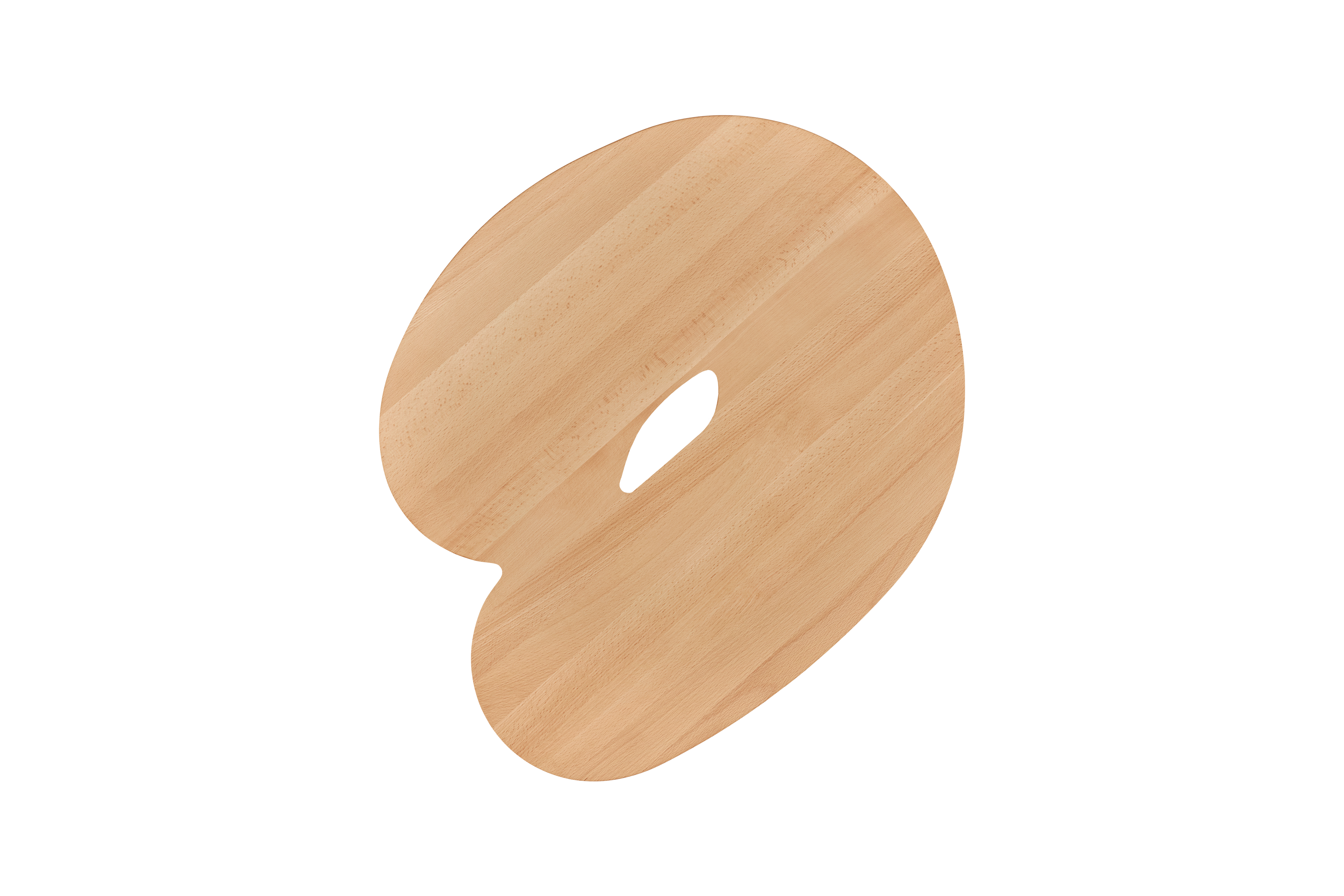 Worm Coffee Table Round, Beech/Steel, Art. no. 31380 (image 3)