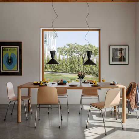 Log Table 180 cm / 71 in, Oak