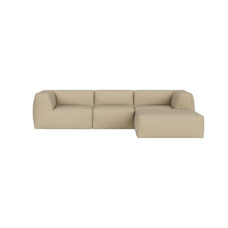 Great 3-Seater Sofa Narrow Chaise Right, Autumn 0221