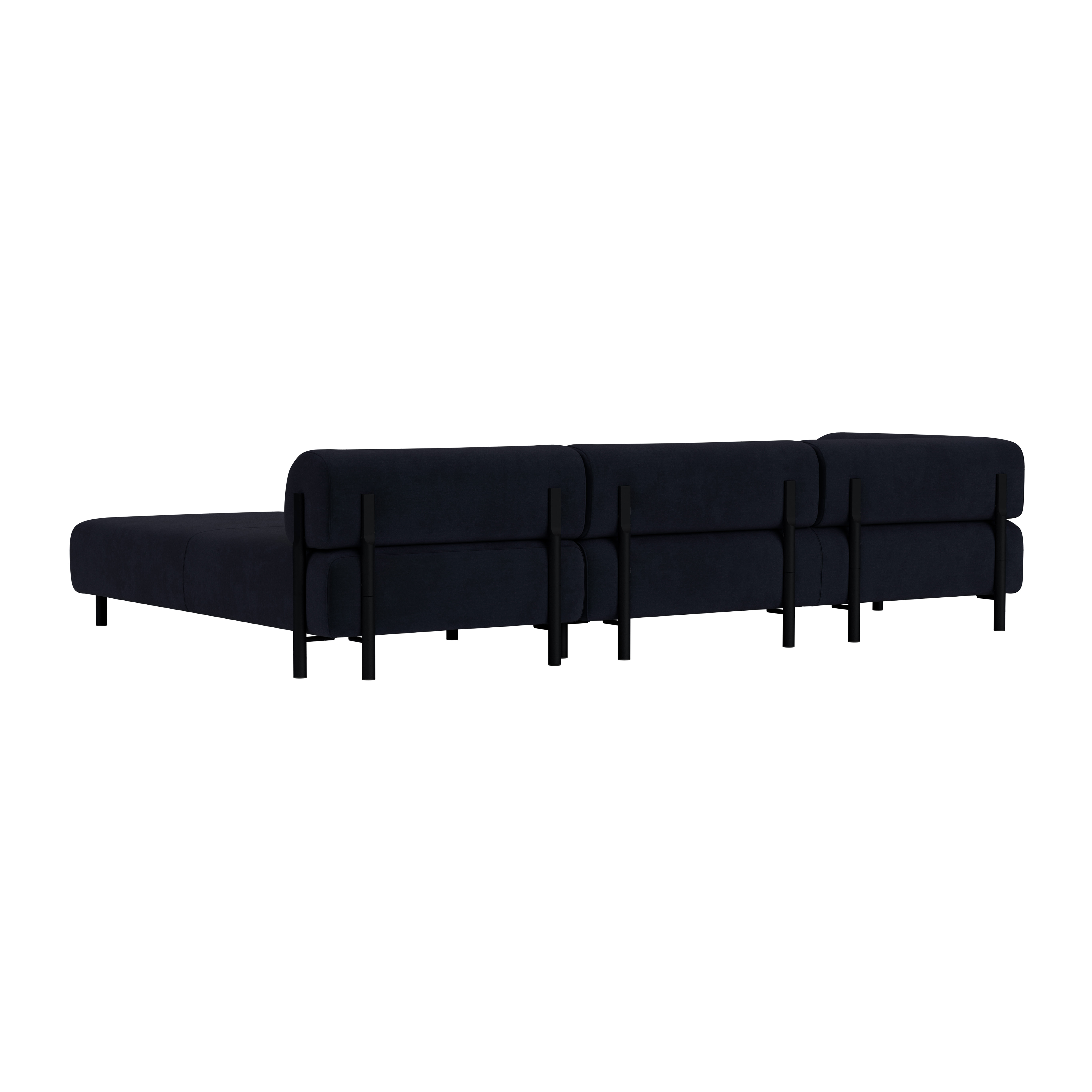 Palo Corner Sofa Right, Velluto Coex VL30/Black, Art. no. 31878 (image 4)