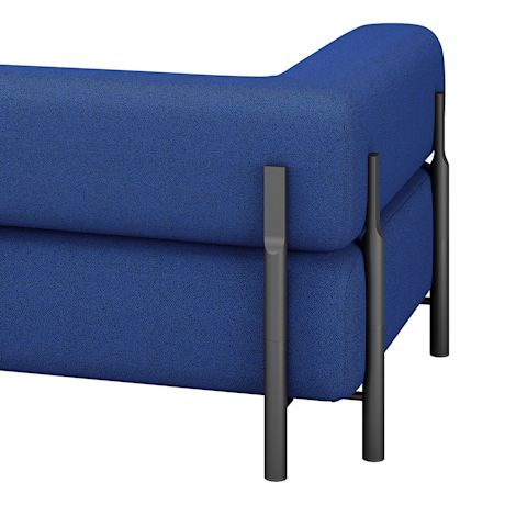 Palo 2-seater Sofa with Armrests, Cobalt