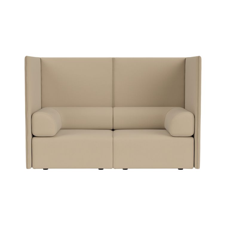Palo Block 2-seater Sofa High Back with Armrests, Autumn 221 (UK), Art. no. 94612 (image 2)