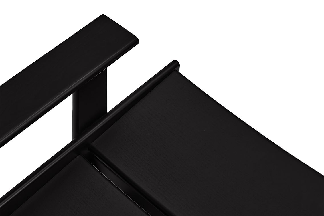 Bullnose Lounge Chair, Black / Swan Seat Pad, Art. no. 31676 (image 6)