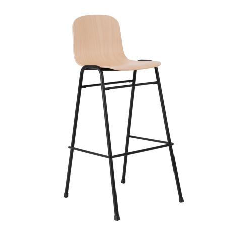 Touchwood Bar Chair, Beech / Black