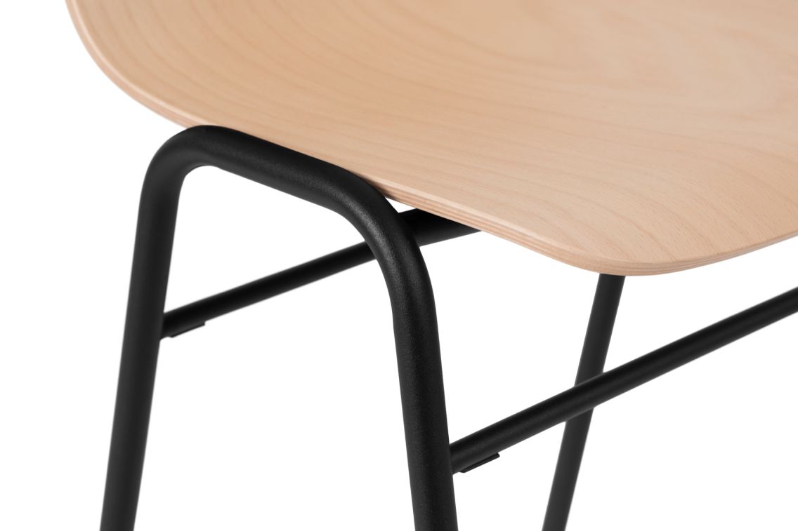 Touchwood Counter Stool, Beech / Black, Art. no. 20146 (image 5)