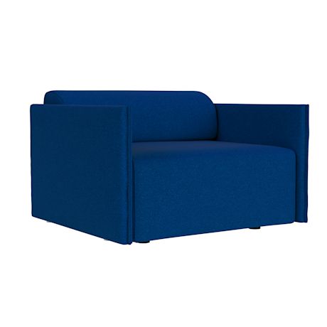 Palo Block Single-seater Low Back, Sera Cobalt