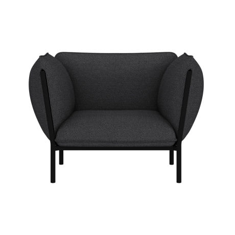 Kumo Single-seater with Armrests, Graphite (UK)