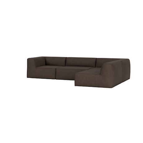 Great 3-seater Sofa Corner Right, Safire 0003