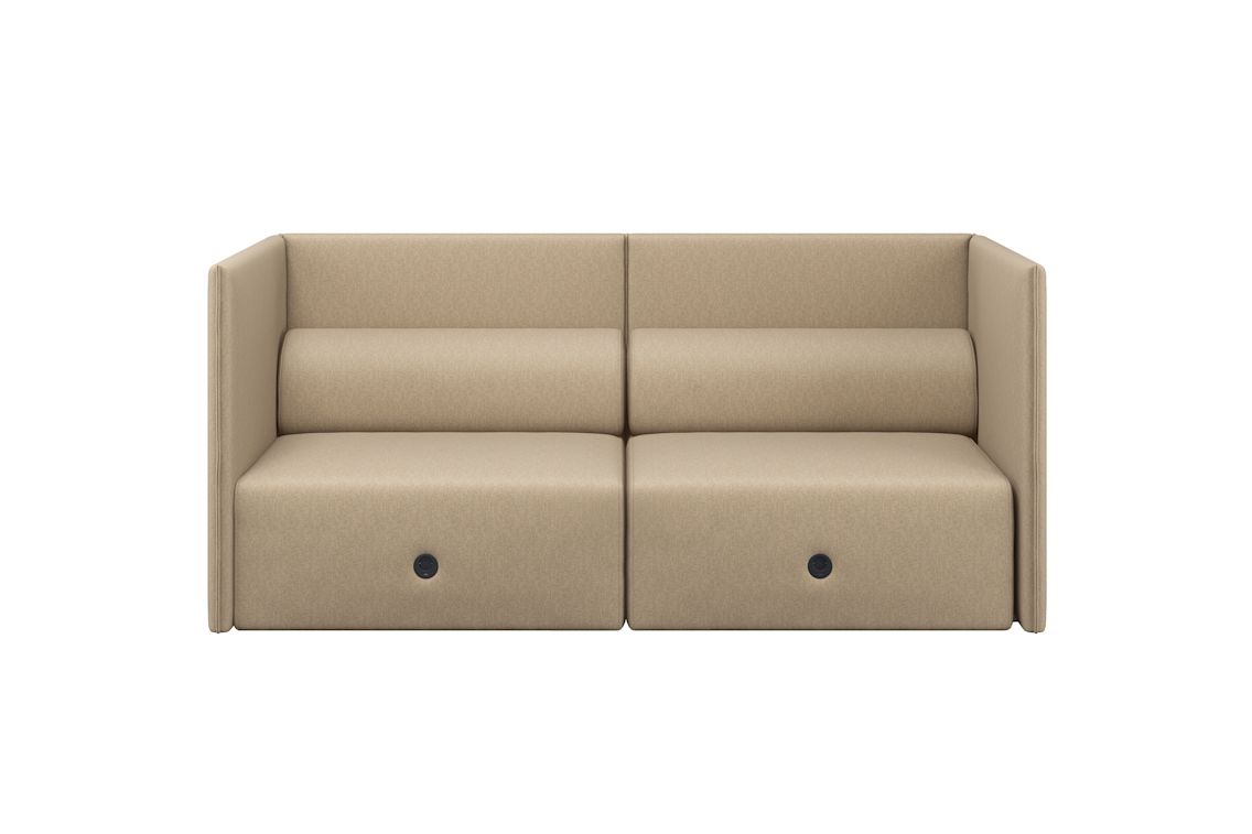 Palo Block 2-seater Sofa Medium Back, Beige, Art. no. 31398 (image 4)